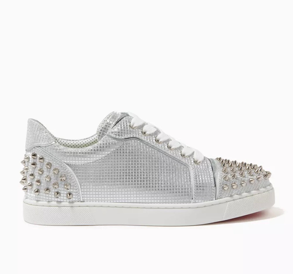 Christian Louboutin Silver Spikes