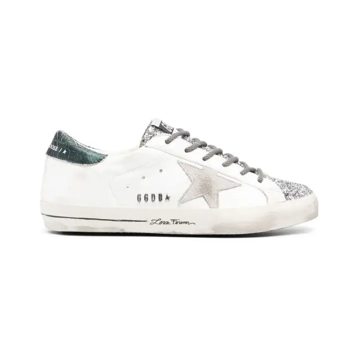 Golden Goose - love forever white silver