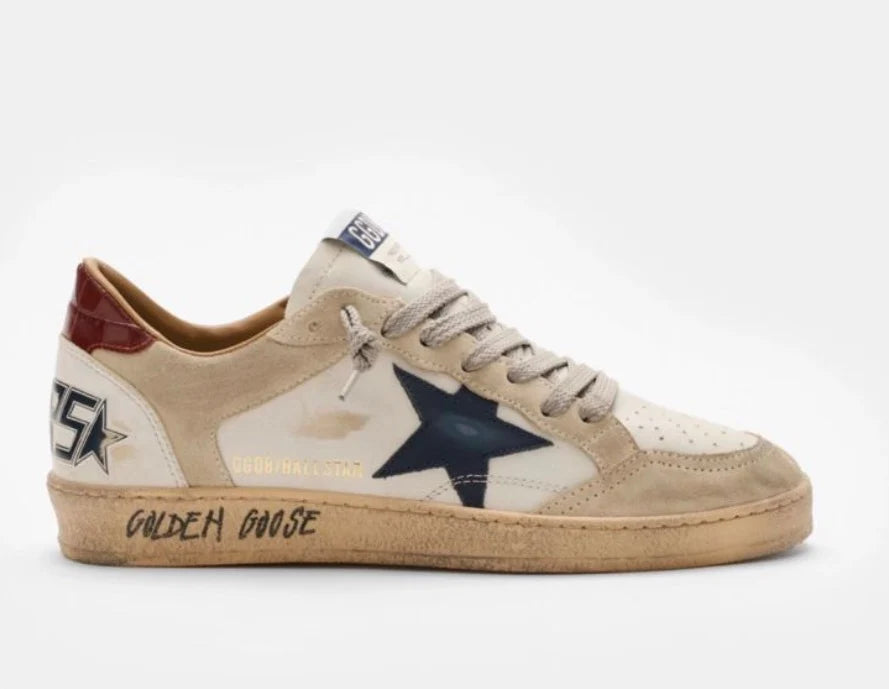 Golden Goose - superstar beige blue