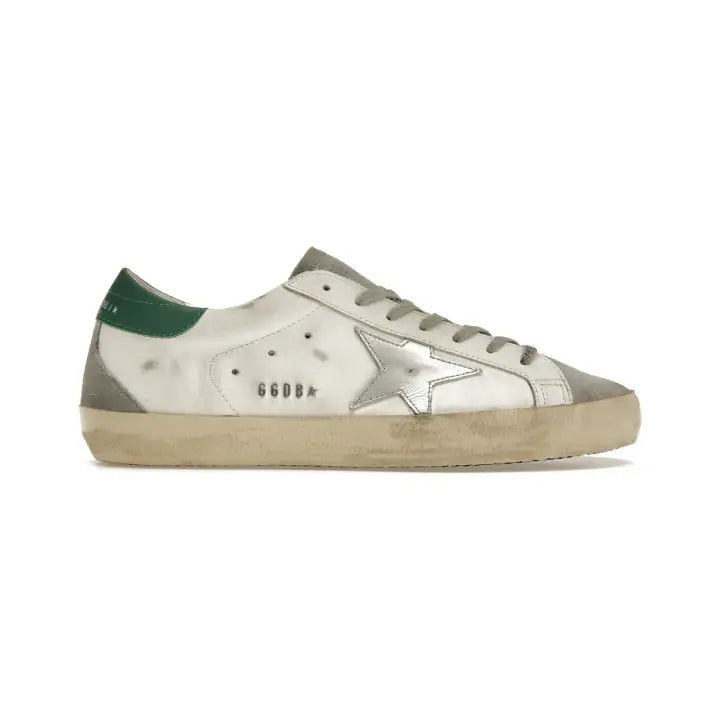 Golden Goose - white silver green