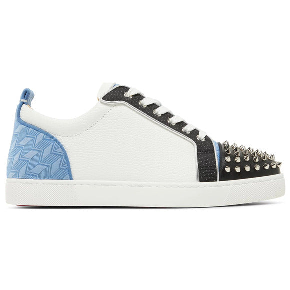 Christian Louboutin white blue black