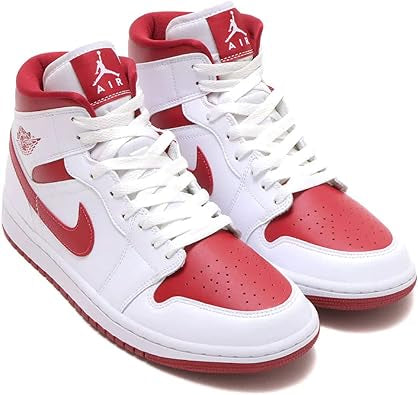 Air jordan 1 Mid White Red