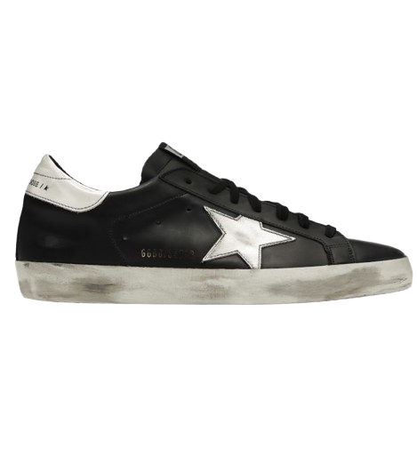 Golden Goose - black white leather