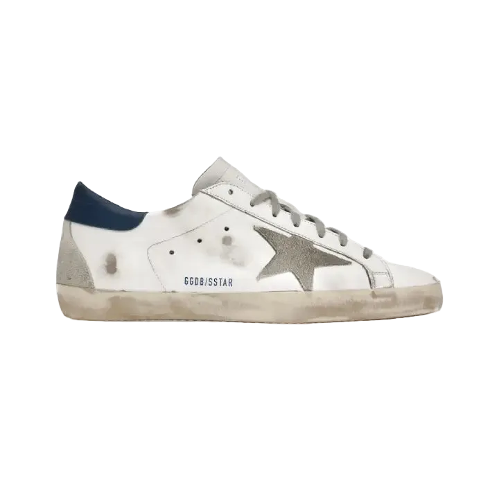 Golden Goose - white royal blue