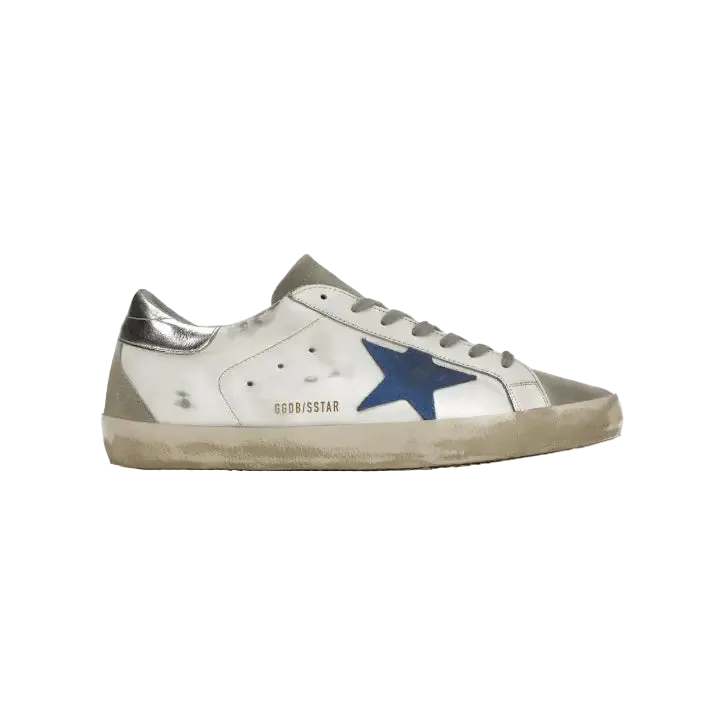 Golden Goose - white electric blue silver
